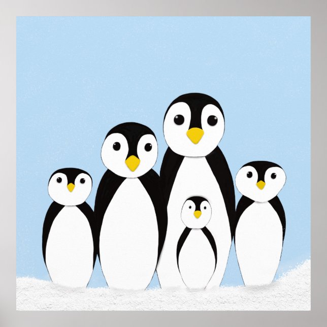 The Penguin Family Poster (Front)