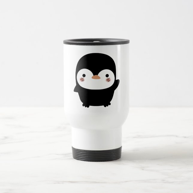 the penguin travel mug (Center)