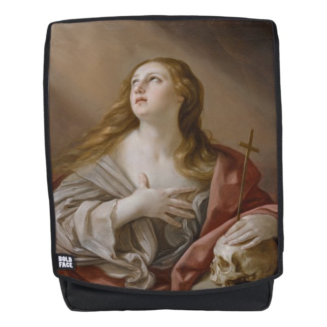 “The Penitent Magdalene” art backpack (Front)