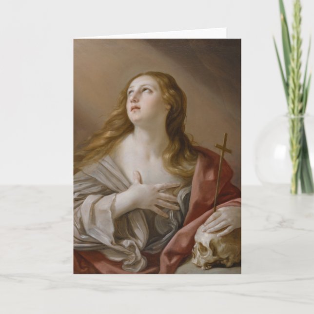 “The Penitent Magdalene” greeting card (Front)