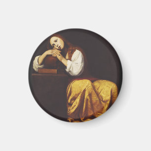 The Penitent Mary Magdalene by Giacomo Galli  Magnet