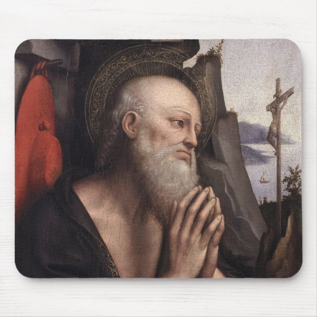 The Penitent St. Jerome Mouse Pad (Front)