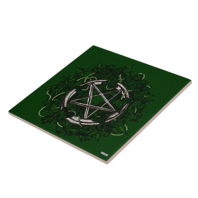 The Pentacle & The Ivy Ceramic Tile (Side)