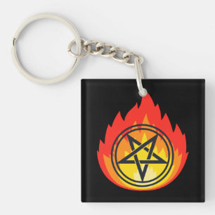 The Pentagram Key Ring