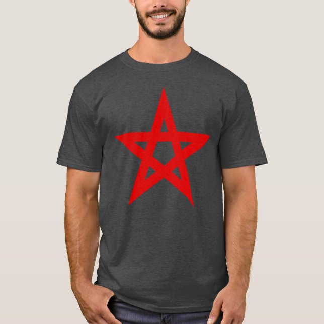 The Pentagram (red) T-Shirt (Front)
