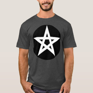 The Pentagram (white on black) T-Shirt
