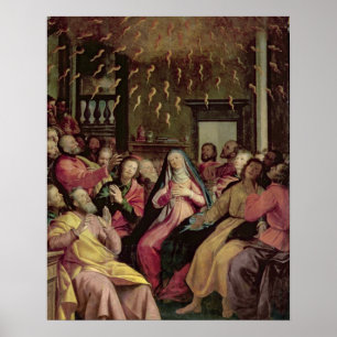 The Pentecost, c.1598 (oil on panel) Poster