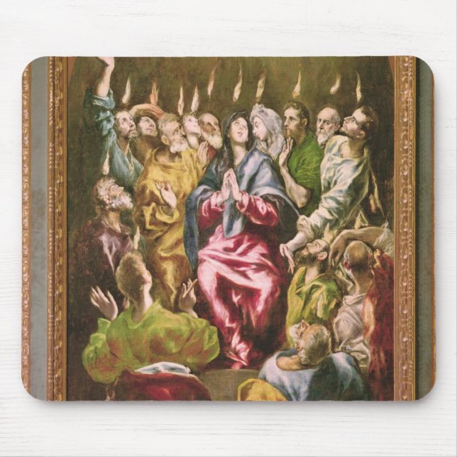 The Pentecost, c.1604-14 Mouse Pad (Front)