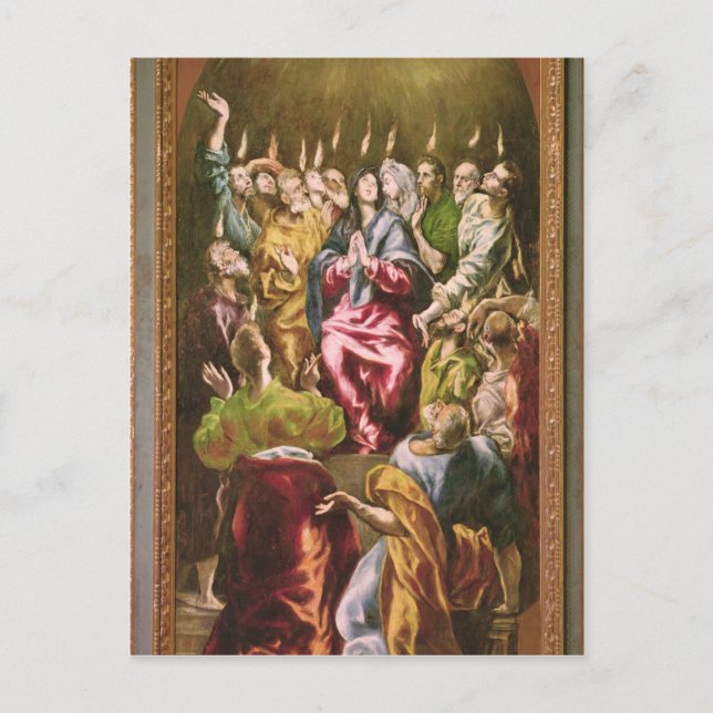 The Pentecost, c.1604-14 Postcard (Front)