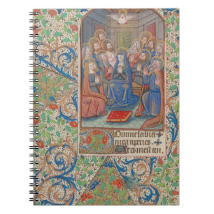 The Pentecost Mediaeval Illuminated Manuscript Notebook