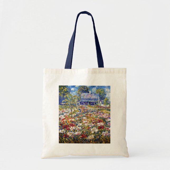 “The Peony Garden” Tote Bag (Front)