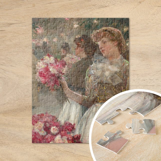 The Peony Girl | Childe Hassam Jigsaw Puzzle (Creator Uploaded)