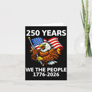 The people 1776–2026 250 years of freedom card