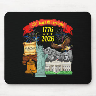 The People 250 Years of Freedom 1776-2026 250th Mouse Pad