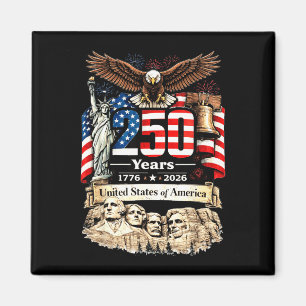 The people 250 years of freedom 4th of july magnet