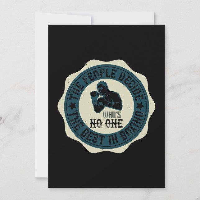 The People Decide Who'S No. 1 Save The Date (Front)