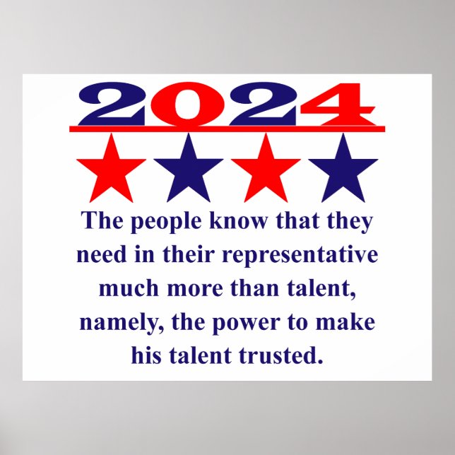 The People Know That They Need - Political Quote  Poster (Front)