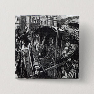 The People of Edinburgh Escorting the Duke 15 Cm Square Badge