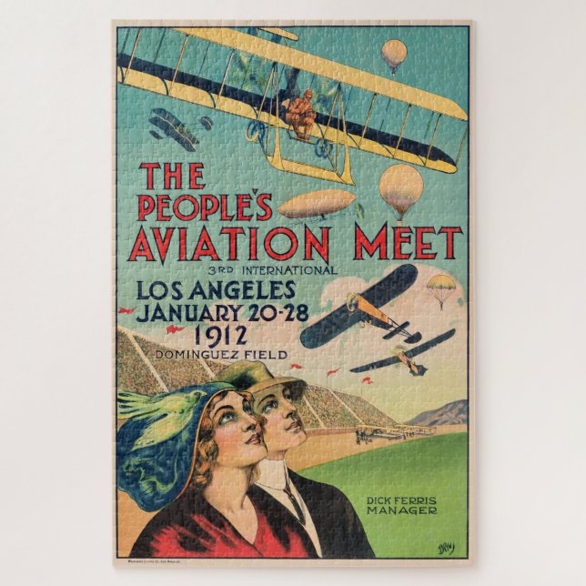 The People's Aviation Meet Jigsaw Puzzle (Vertical)
