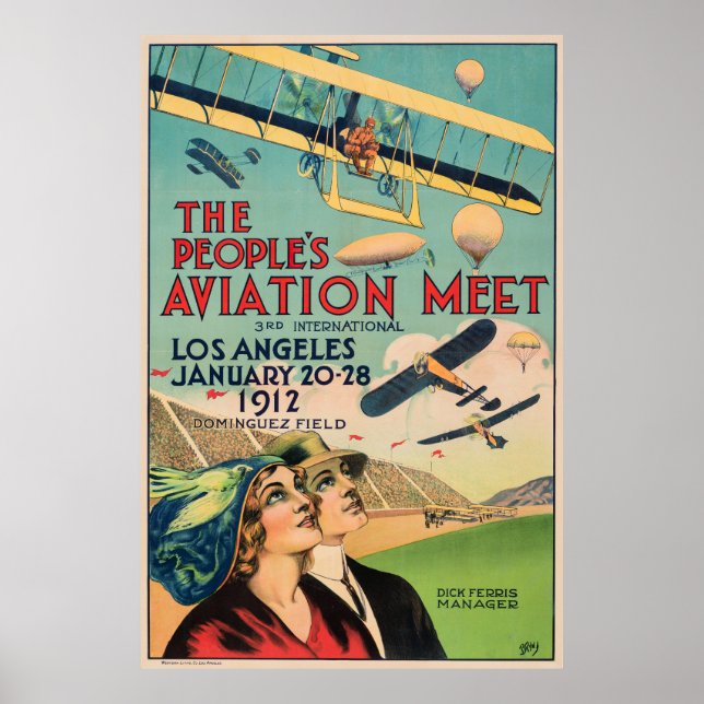 The People's Aviation Meet Poster (Front)