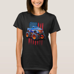 The perfect American Flag Monster Truck's Rule T-Shirt