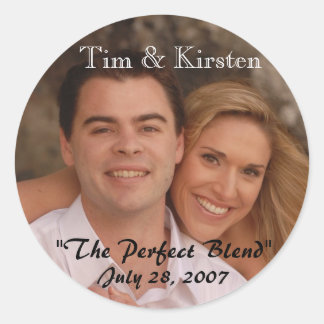 "The Perfect Blend" Classic Round Sticker