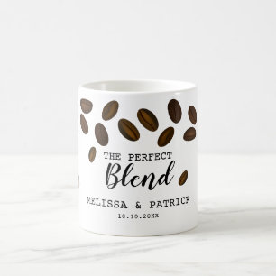 The Perfect Blend Coffee Favours Wedding Mug