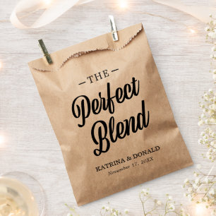 The Perfect Blend Coffee Wedding Favour Bag