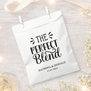 The Perfect Blend Coffee Wedding Favour Bag
