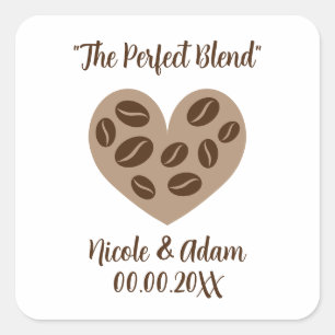 The Perfect Blend custom wedding sticker sealers