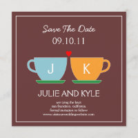 The Perfect Blend Save The Date Card