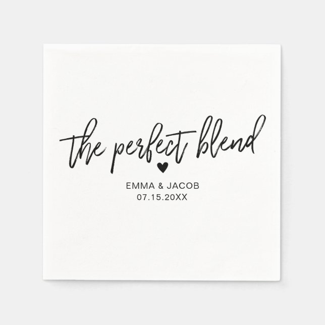 The Perfect Blend, Tea or Coffee Napkin (Front)