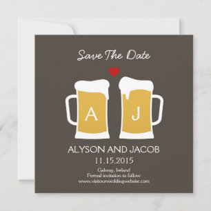 The Perfect Brew Save The Date Card