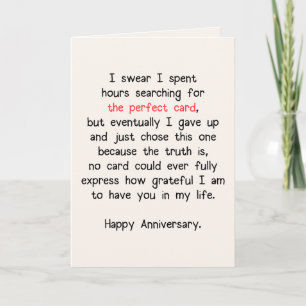 The Perfect Card (Anniversary) #1