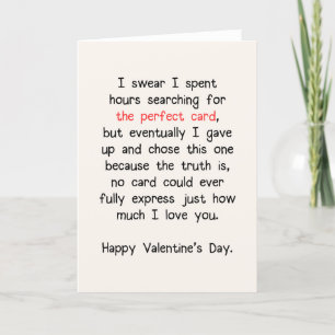 The Perfect Card - Valentine's Day