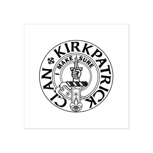 The Perfect CLAN KIRKPATRICK STAMP 2x2 (Imprint)
