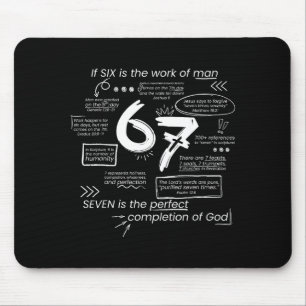 The Perfect Completion Of God 67 Meme Christian Bi Mouse Pad