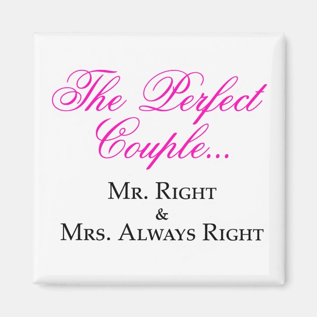 THE PERFECT COUPLE MAGNET (Front)