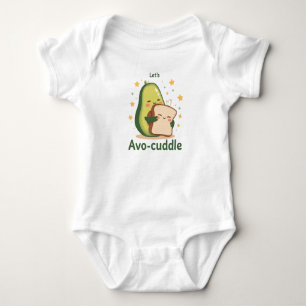The Perfect Cuddle with Avocado and Toast Baby Bodysuit