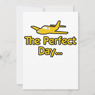 The Perfect Day Aeroplane Card