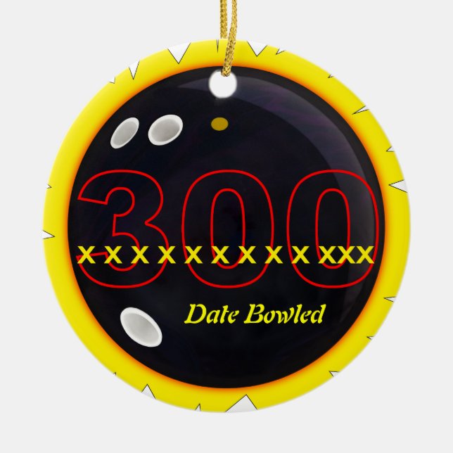 The Perfect Game Ceramic Tree Decoration (Front)