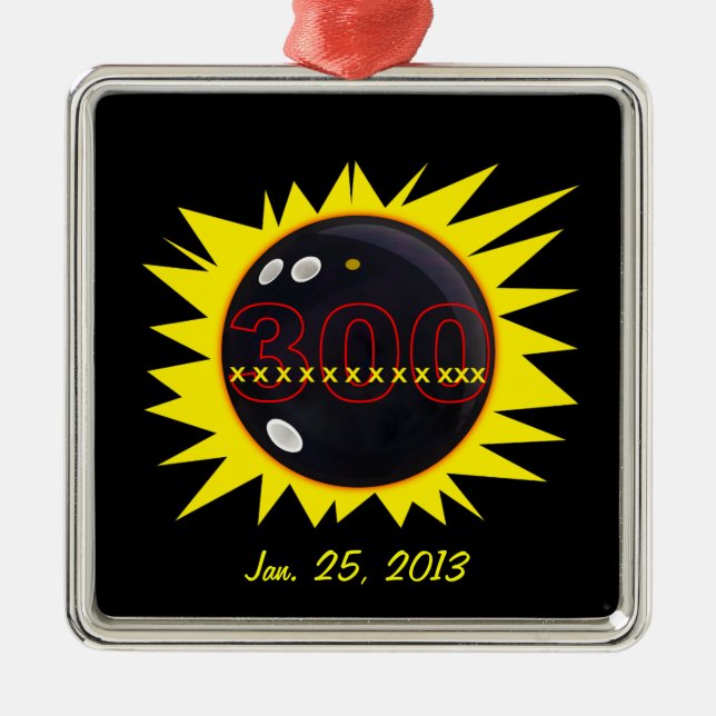 The Perfect Game Metal Ornament (Front)