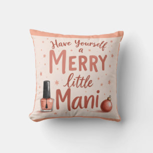The perfect gift for those nail crazy friends cushion