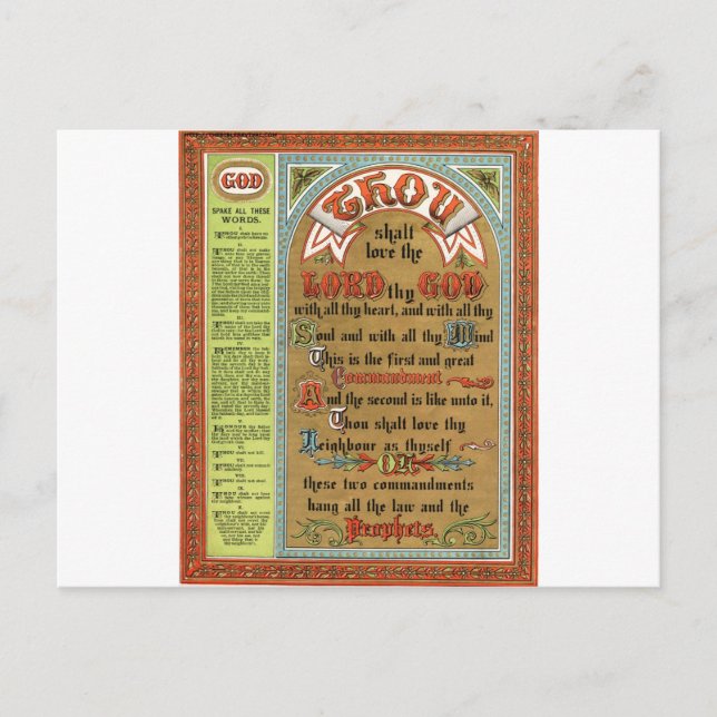 The Perfect Law of Liberty Postcard (Front)