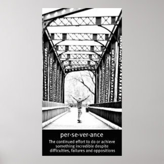 The Perfect Longboard Perseverance Poster