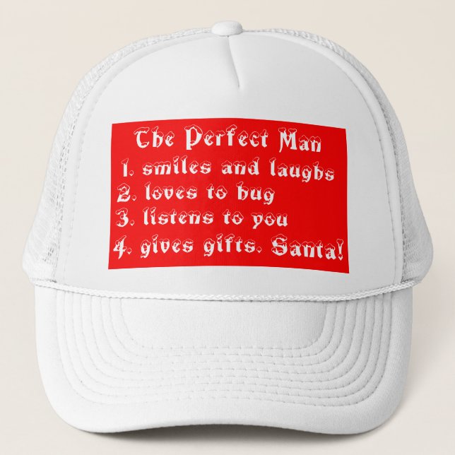 The Perfect Man -hat Trucker Hat (Front)