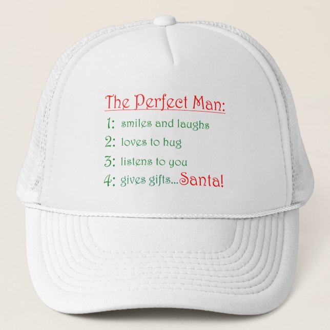 The Perfect Man -hat Trucker Hat (Front)
