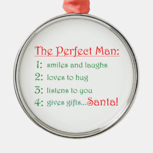 The Perfect Man-premium round ornament