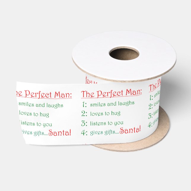 The Perfect Man Satin Ribbon (Spool)