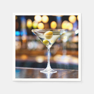 The Perfect Martini Coasters Napkin